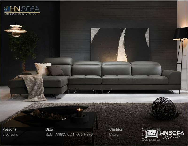 Sofa góc 3m Malaysia HNS25