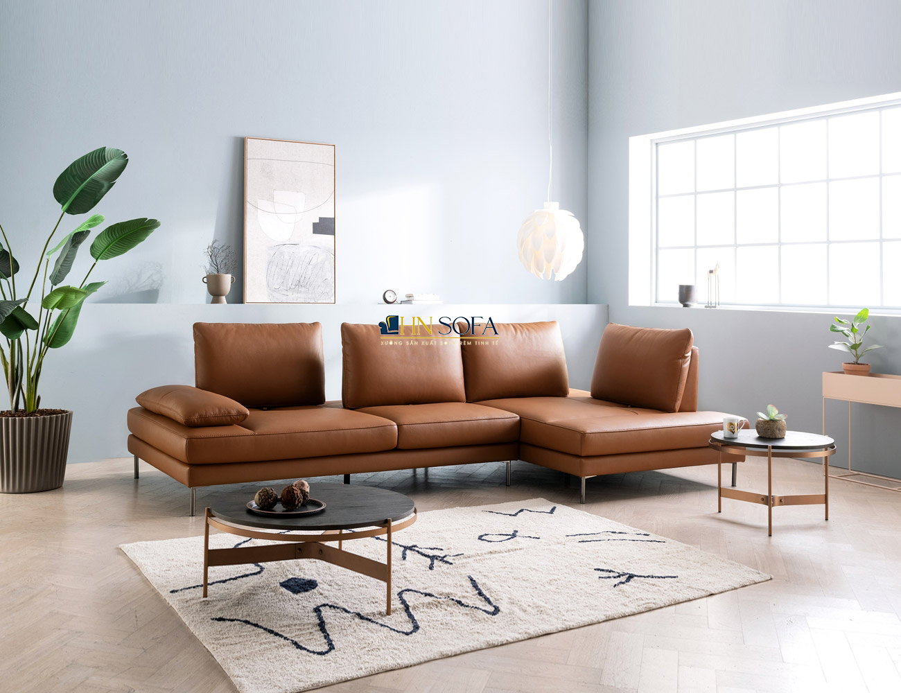 Sofa góc hiện đại HNS125