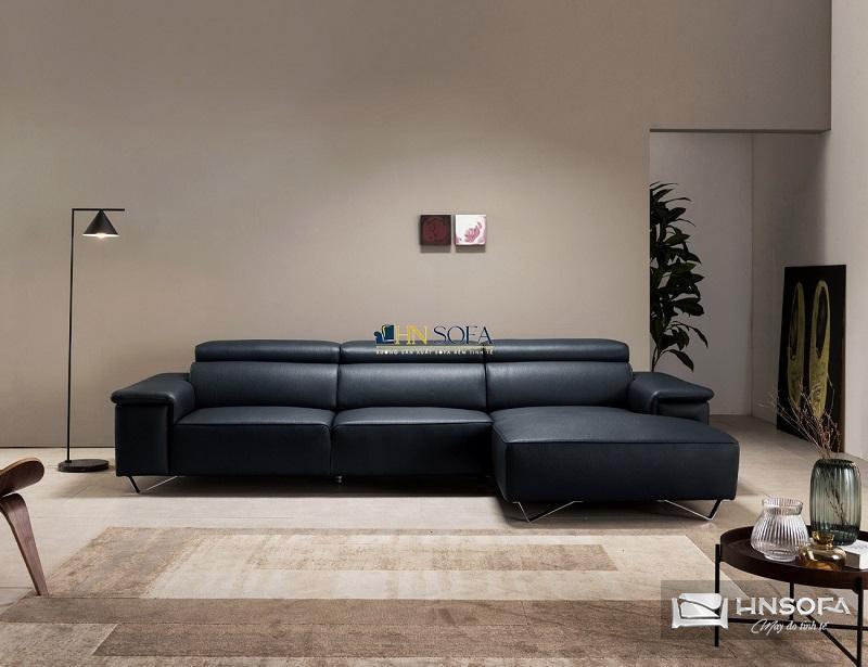 Sofa góc HNS111 đen sang trọng