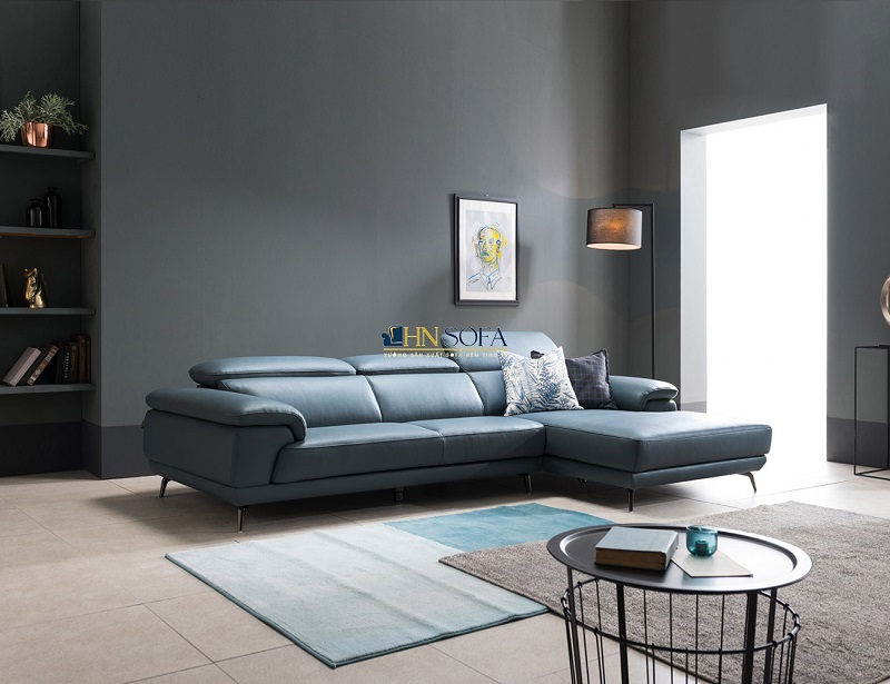 Sofa góc L HNS107 giả da Hàn Quốc