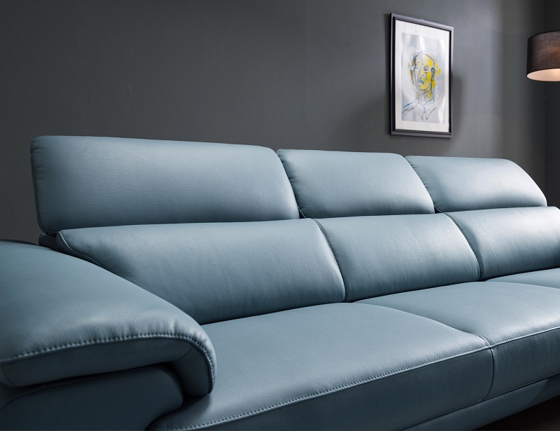 Sofa góc L HNS107 giả da Hàn Quốc