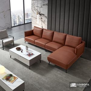 Sofa góc L hiện đại HNS191. Tinh xảo đến từng đường may