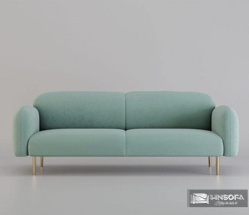 Sofa hạt đậu màu xanh tươi mới và sự tinh tế