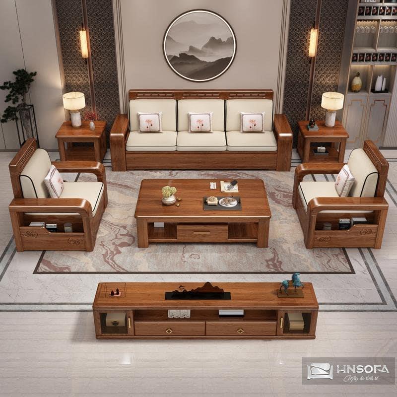 Sofa hộp gỗ cao cấp HNW06
