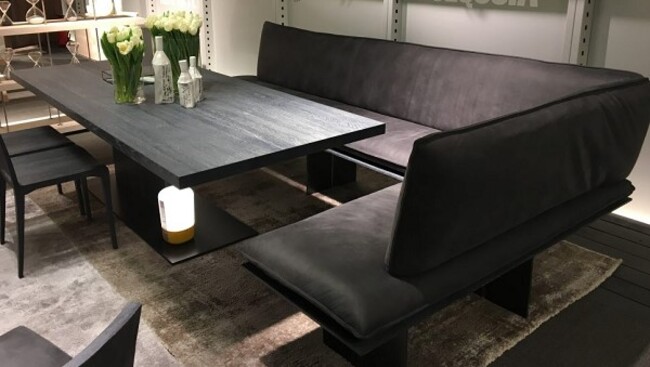 Ghế sofa kết hợp bàn ăn chất liệu da trơn Ghế sofa kết hợp bàn ăn chất liệu da trơn