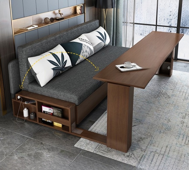 Thiết kế đa năng, Sofa kết hợp bần ăn Sofa kết hợp bàn ăn - thiết kế đa năng