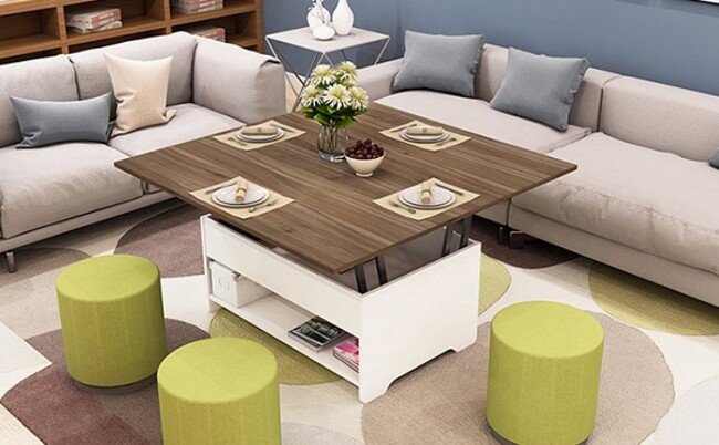 Sofa kết hợp bàn ăn chất liệu da hoặc vải Sofa kết hợp bàn ăn chất liệu da hoặc vải