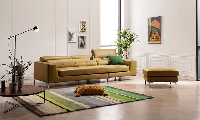 Ghế Hàn Quốc HNS127 tôn màu vàng tinh tế