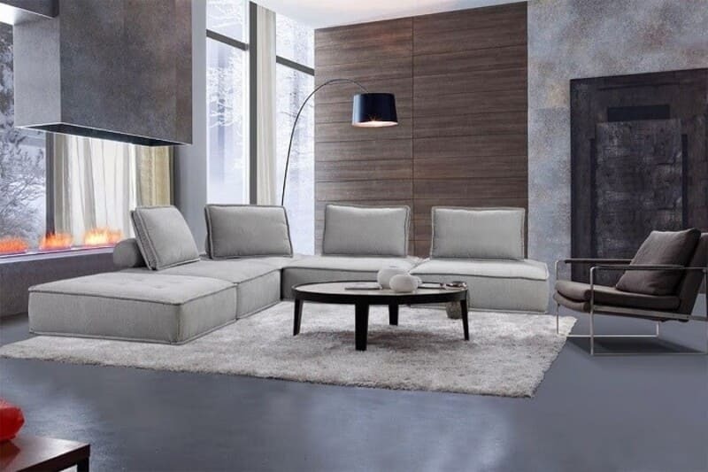 Mẫu sofa màu xám ghi đầy ấn tượng tại HNSOFA