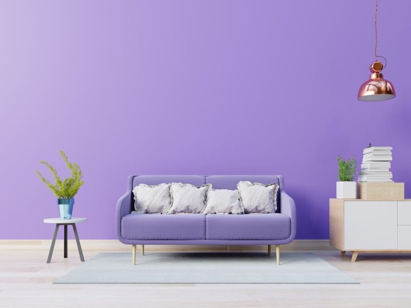 Bảo quản và vệ sinh ghế sofa màu tím luôn bền đẹp như mới