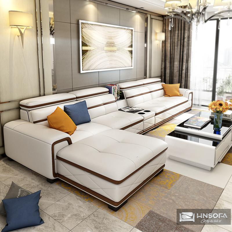 Sofa phòng khách nhỏ góc L hiện đại