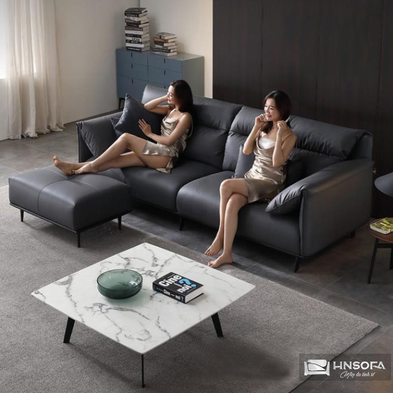 Sofa rạp phim dáng văng HNS156 da bò ý