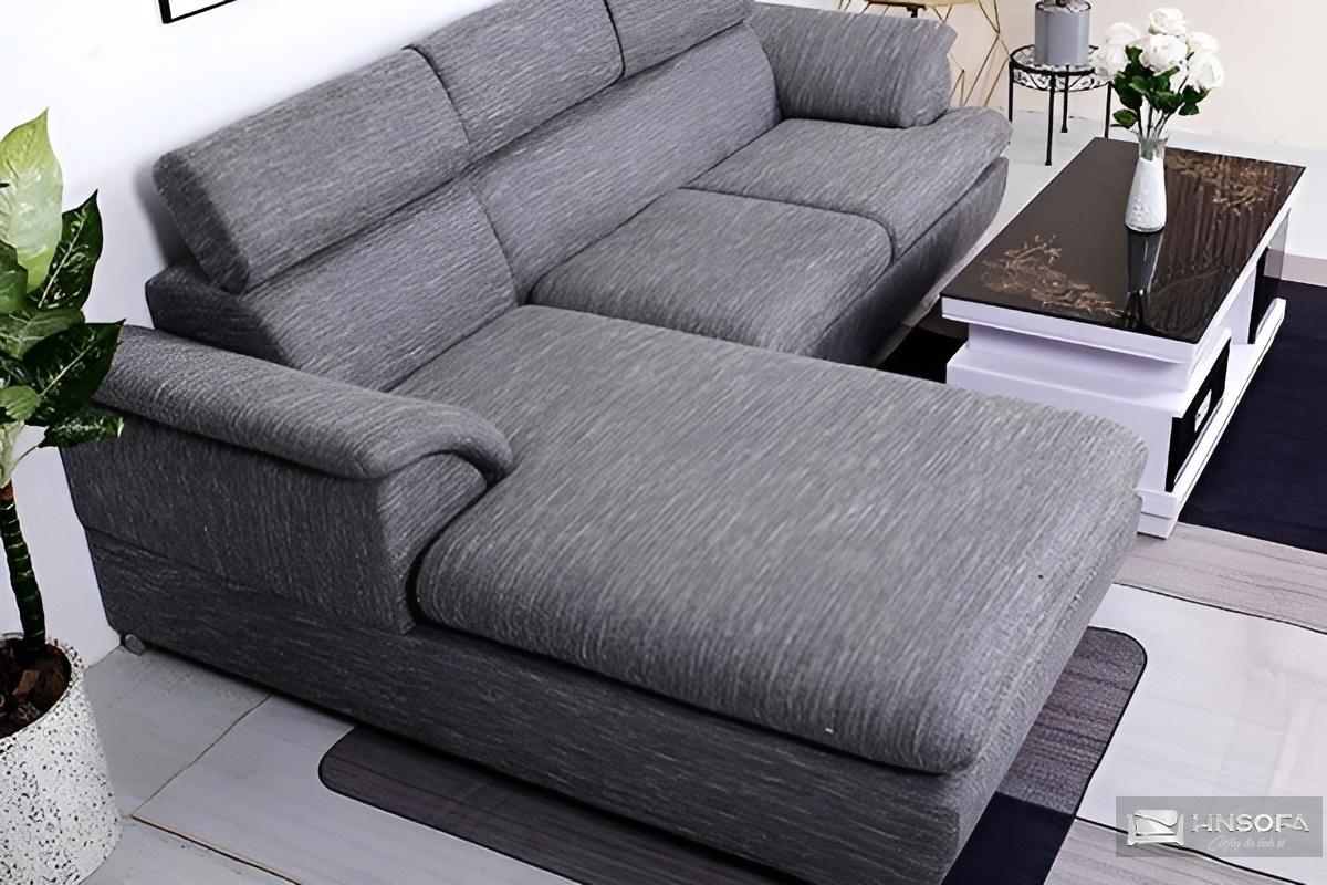 Sofa vải bố góc L mang phong cách hiện đại
