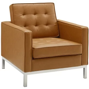 Mẫu sofa văn phòng dáng văng 3 chỗ bọc da rút múi tinh tế VP13