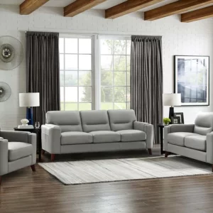 Mẫu sofa da bò 3 chỗ ngồi thiết kế gọn gàng cho văn phòng nhỏ VP22