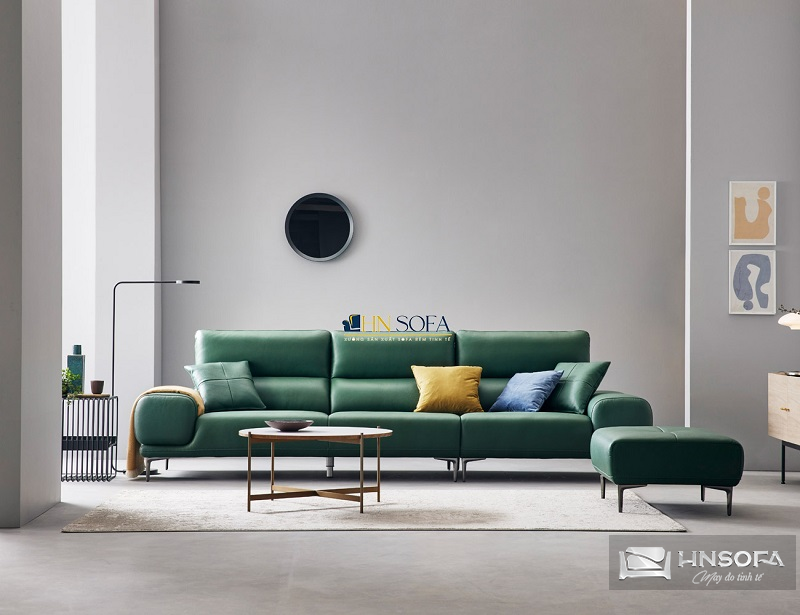 Sofa văng 3 chỗ giả da Anh Quốc HNS120 mang đến sự tiện nghi và hiện đại cho gia chủ