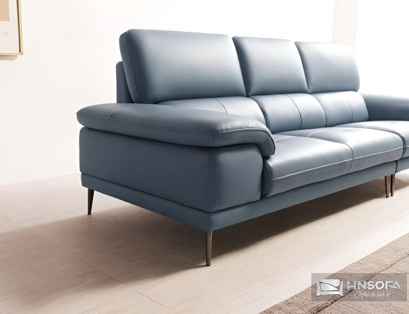 Sofa văng chân cao làm cho không gian trở nên thoáng hơn