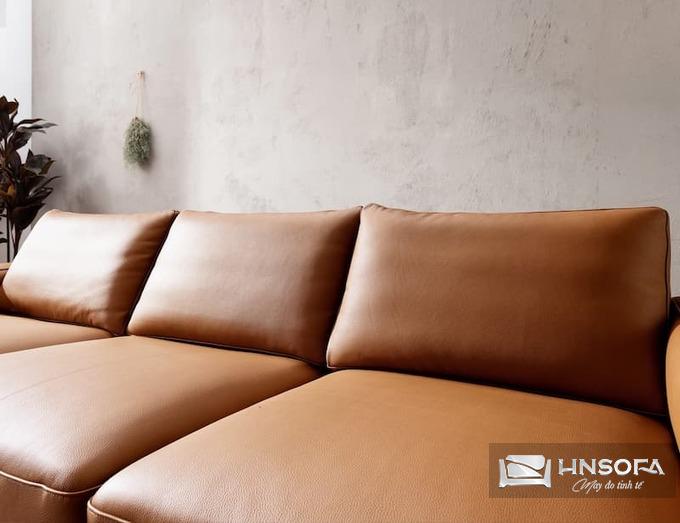 Sofa văng da bò Ý cao cấp, sang trọng