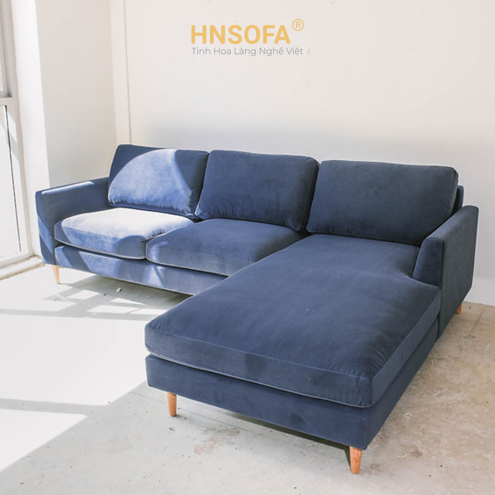 Ghế sofa văng gỗ dạng ghép 2 mẫu sofa gỗ chữ L