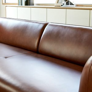 Alternative view of Sofa văng hiện đại HNS116 - màu da bò đẹp siêu sang theo mẫu mới nhất