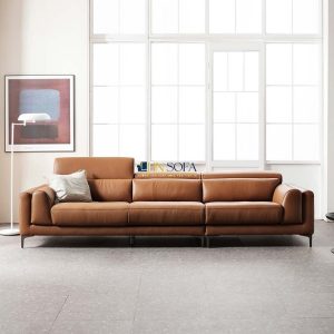 Mẫu sofa văng hiện đại HNS114 da Maylaysia bền đẹp, thời thượng!
