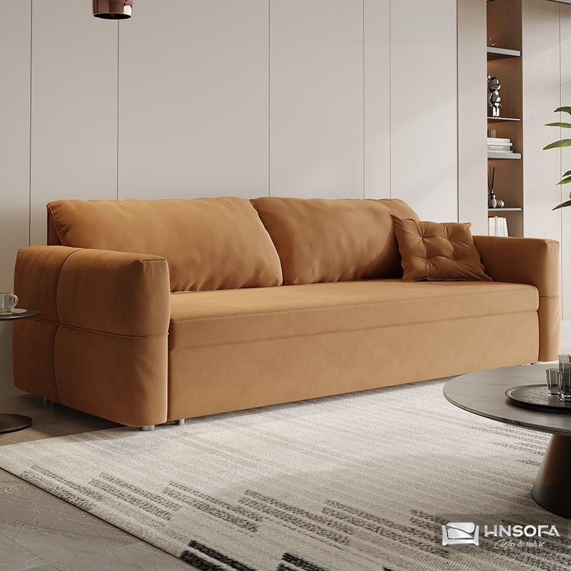 Sofa văng HNS168 bọc nỉ nhung Hàn Quốc - Ảnh 4