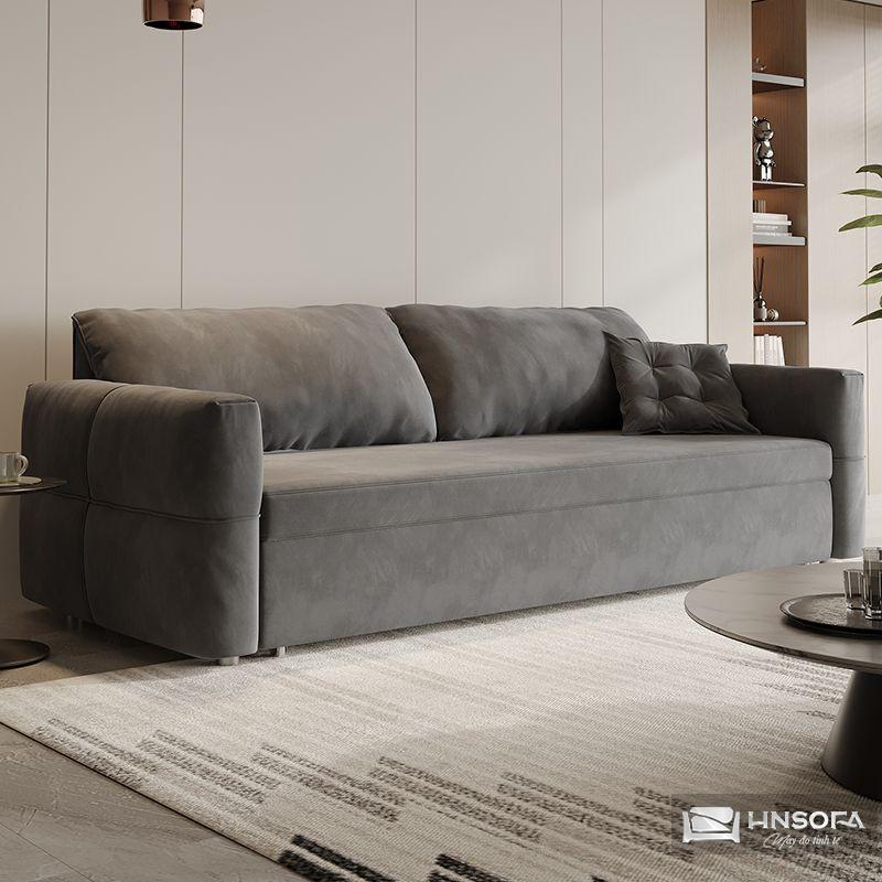 Sofa văng HNS168 bọc nỉ nhung Hàn Quốc - Ảnh 2