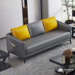 Alternative view of Sofa văng HNS178 bọc da Malaysia