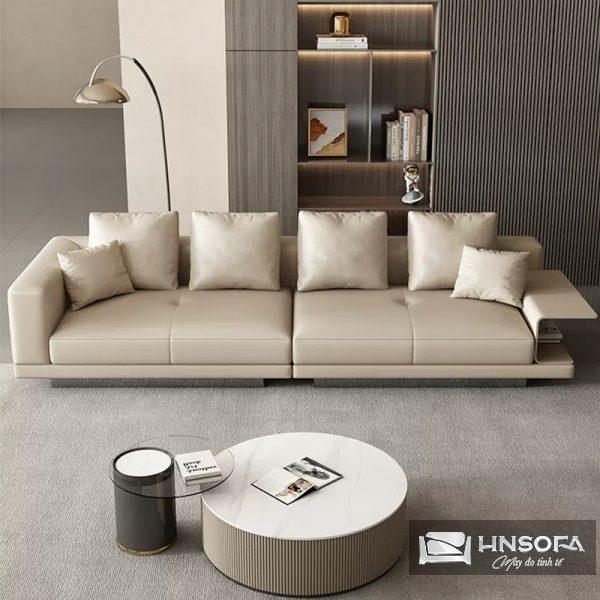 Sofa văng màu trắng hiện đại HNS176