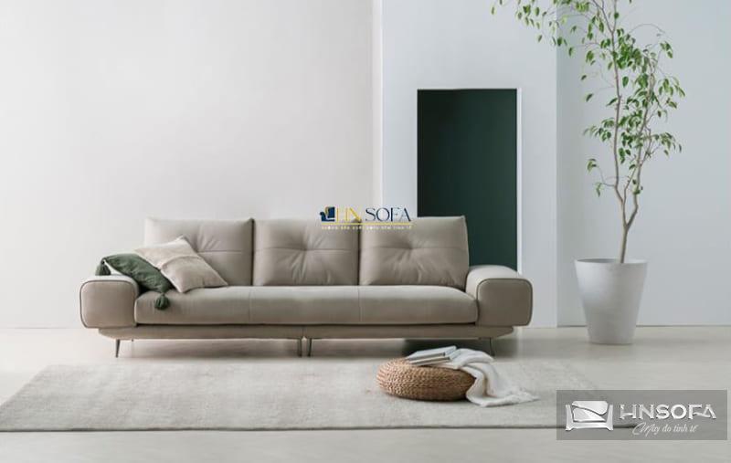 Sofa văng nỉ 3 chỗ bán chạy thiết kế kiểu mới HNSN15