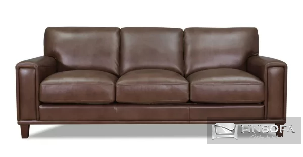Sofa văng VP21 3 chỗ bọc da Hàn phù hợp sử dụng cho văn phòng hiện đại 