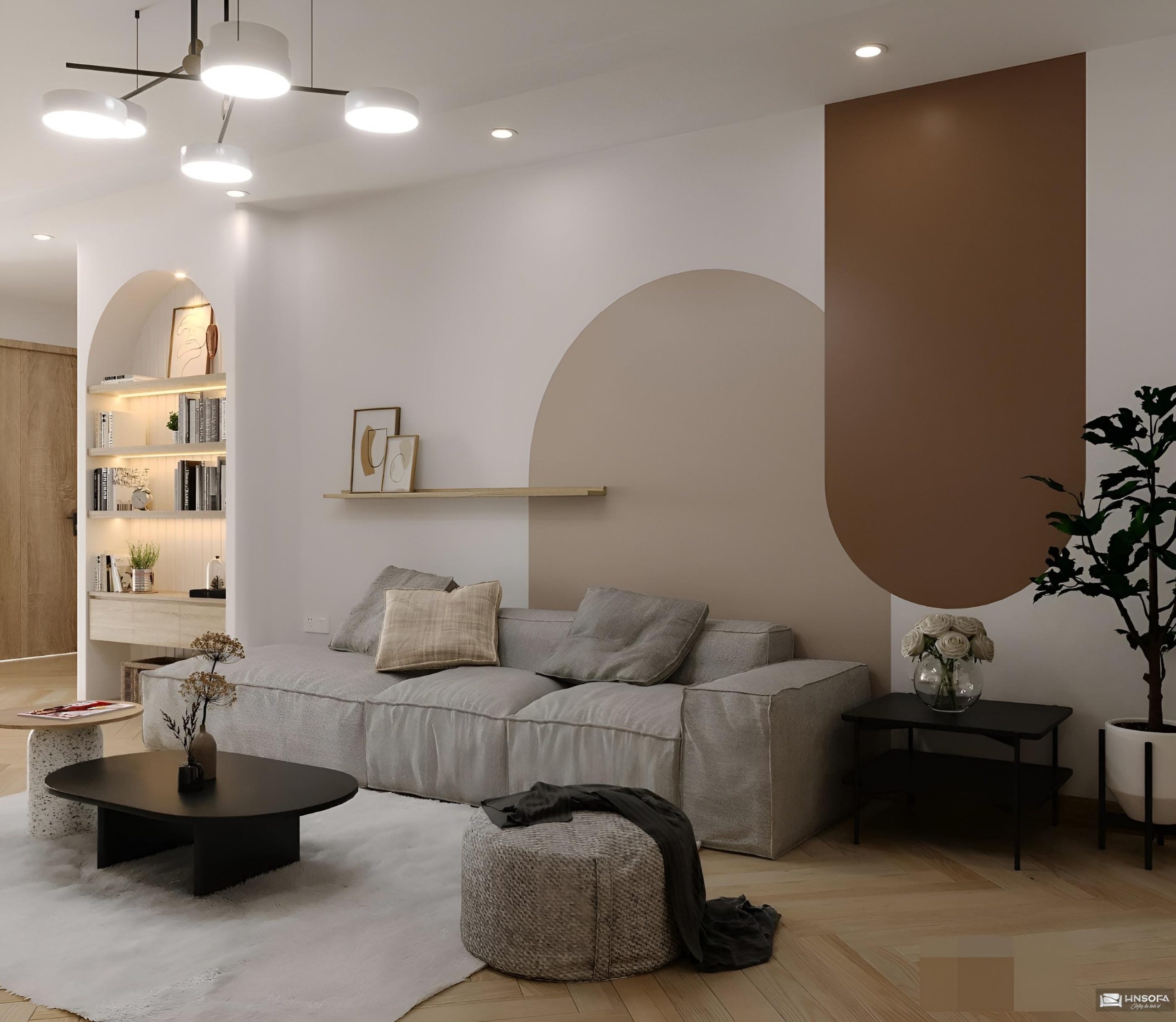 Sử dụng màu sắc, ánh sáng để tạo cảm giác rộng rãi