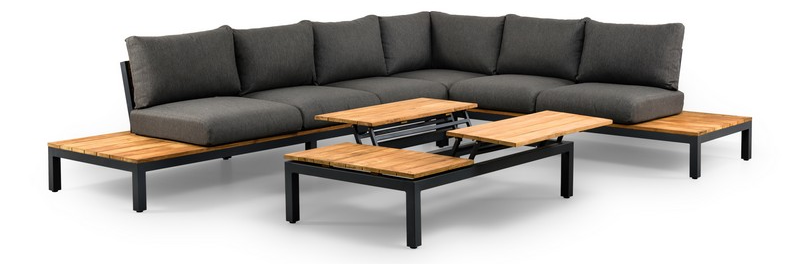 Sự mới lạ đầy tinh tế của ghế sofa sắt kết hợp gỗ hiện đại, sang trọng
