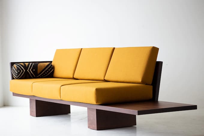 Mẫu sofa gỗ Óc Chó đẹp thông minh