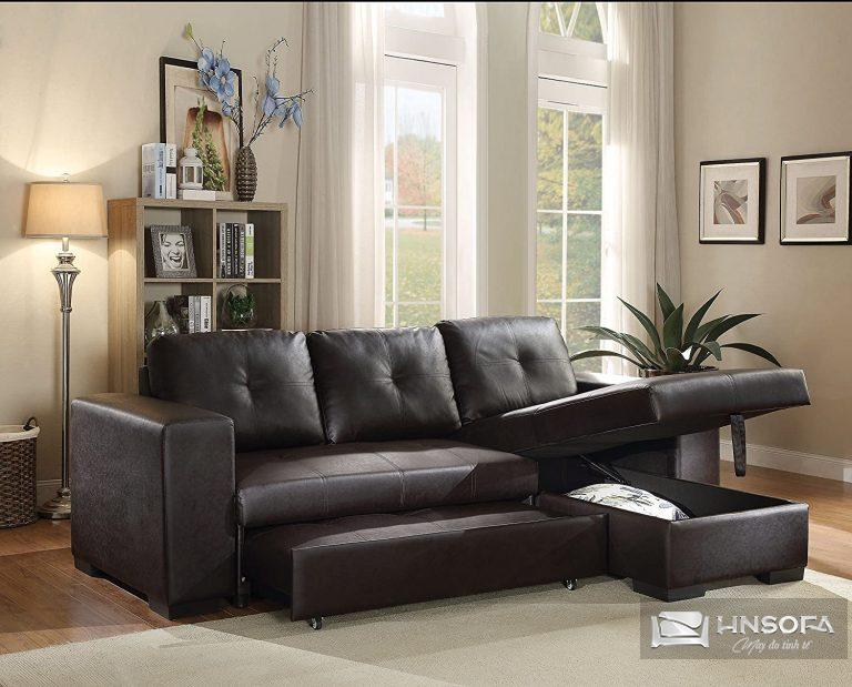 Với chất liệu giả da Nhật cao cấp sofa giường thông minh HNS209 là một sự kết hợp hoàn hảo