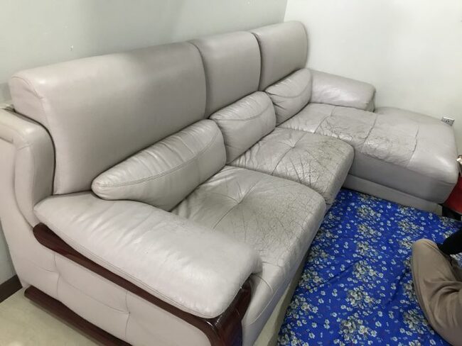 Xử lý ghế da bị nứt trong trường hợp ghế sofa da bị nứt nhẹ