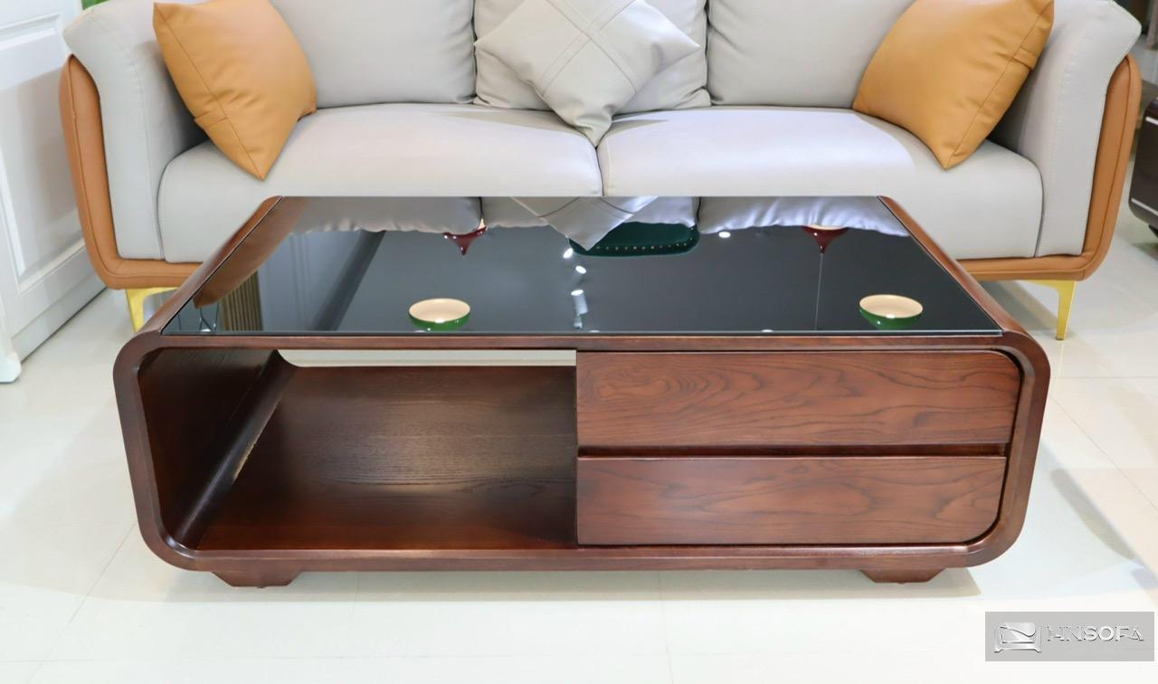 Bàn trà gỗ sồi tự nhiên BT37